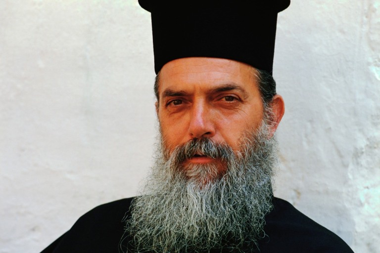 Bearded Greek Orthodox Priest Ronald B. Richardson